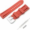 Best sanpopo Silicone Rubber Watch Bands Premium 24Mm Watch Band, Suitable For Panerai Pam Casio G-Shock Ga-2000 Prg-600 Prg-650 Prw-6600 Gbd800 Watch Band Waterproof Strap Watch For Men Strap