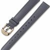 Clearance Timex Timex 14Mm Genuine Leather Strap Gray With Rose Gold-Tone Buckle