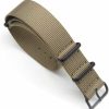 Clearance Generic 16Mm 18Mm 20Mm 22Mm 24Mm Military Watch Band Zulu Strap Watch Bands Nylon Watch Belt Convas Single Pass