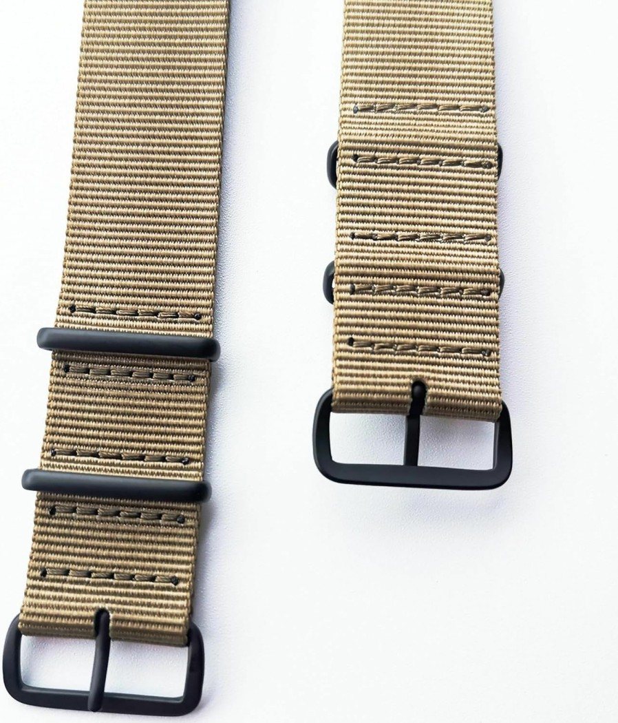 Clearance Generic 16Mm 18Mm 20Mm 22Mm 24Mm Military Watch Band Zulu Strap Watch Bands Nylon Watch Belt Convas Single Pass