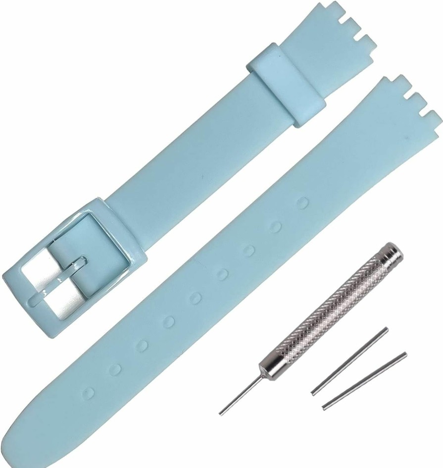 Online Rihahisy Rihahisy 12Mm Silicone Rubber Watch Strap/Watch Band Replacement For Swatch