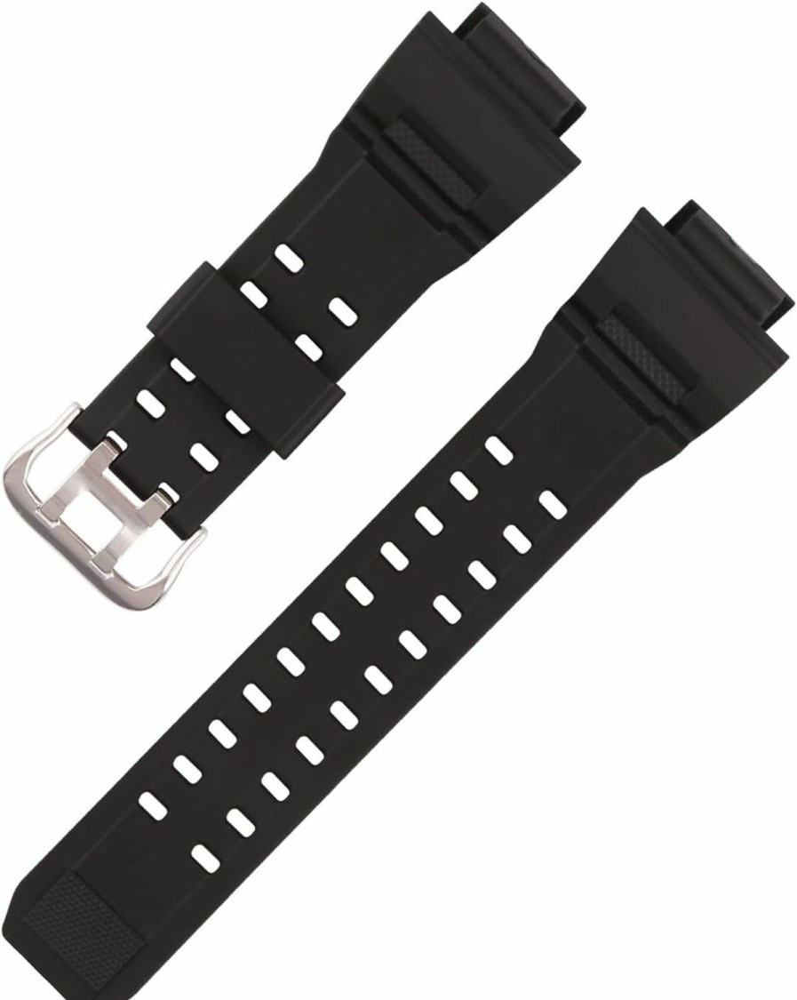 Clearance Topuly Topuly Resin Watch Band Replacement For Casio G Shock 10455201 Gw9400 Gw-9400 Gw-9400-1 Gw-9400Bj-1 Gw-9400J-1 Rangeman Gw-9200 Gw-9300 G-9400 Strap Wirstband Accessories For Men And Women