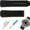 New Topuly Topuly Rubber Watch Band Replacement For Hublot Silicone Strap Wirstband Accessories For Men And Women