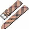 Best Yiran1672 Genuine Leather Watch Band Calfskin Replacement Plaid Strap 14Mm 16Mm 18Mm 20Mm 22Mm For Men And Women