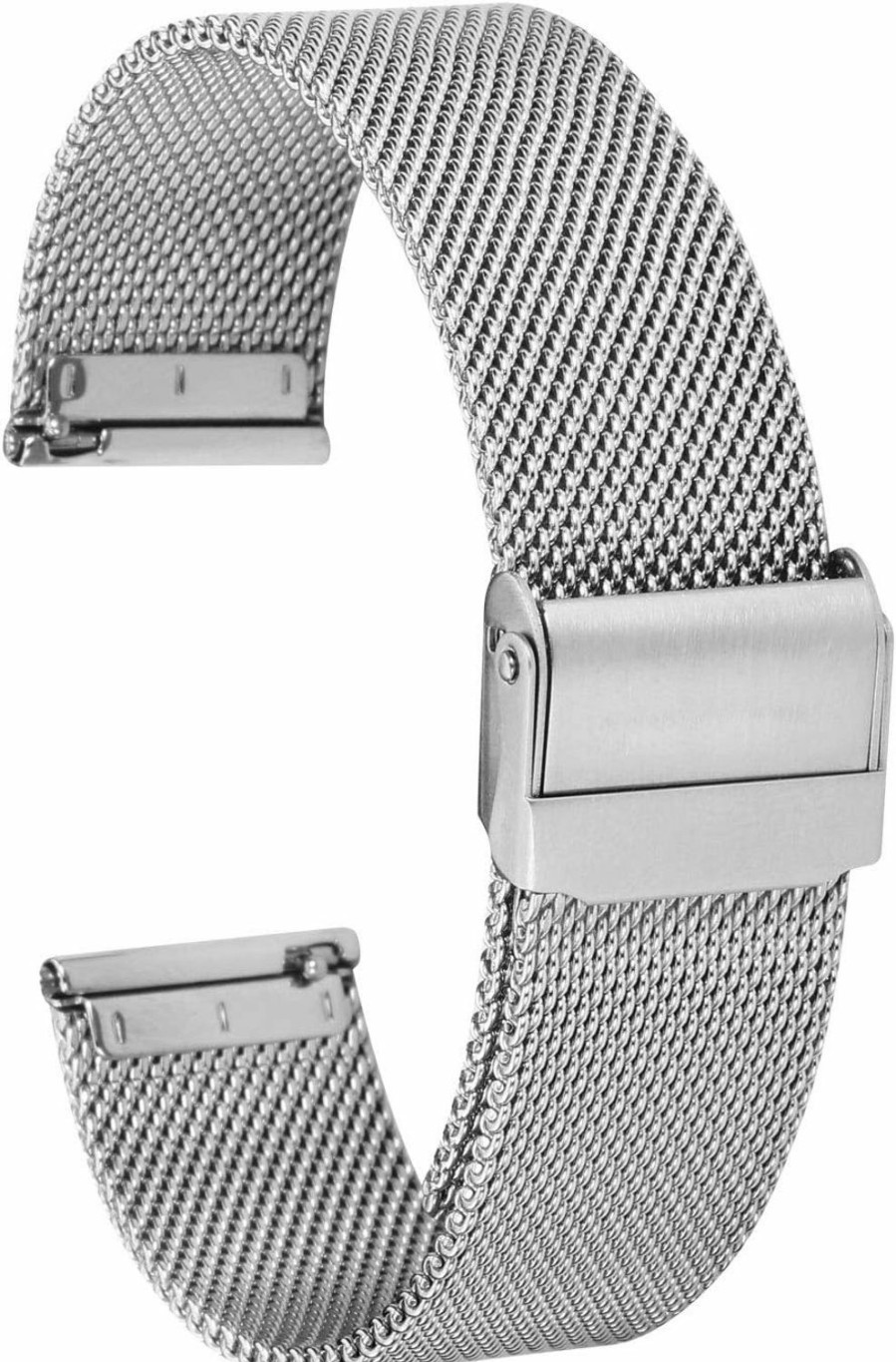 Online THEAGE Metal Quick Release Watch Bands - Replacement Strap For Mens Or Womens Choose Color And Width 12Mm, 14Mm, 16Mm, 18Mm, 20Mm Or 22Mm