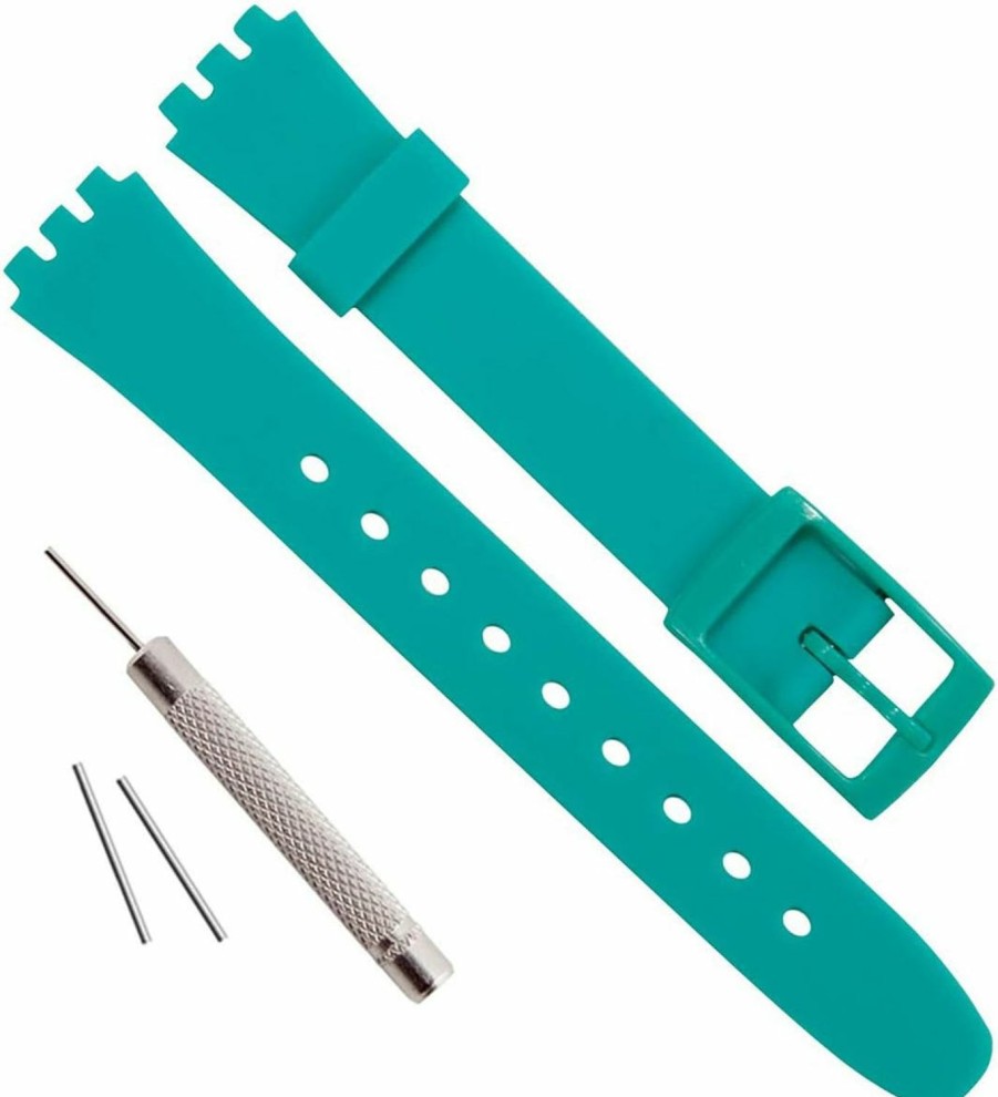 Online OliBoPo Replacement 12Mm Waterproof Silicone Rubber Watch Strap Watch Band For Swatch