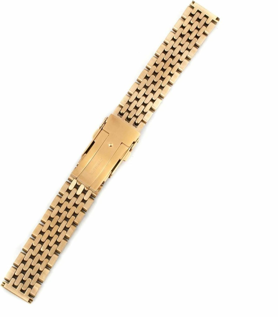 Best StrapHabit Beads Of Rice Watch Bracelet Band Strap - Stainless Steel Vintage Bor 18Mm 19Mm 20Mm 21Mm 22Mm 24Mm