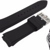 Clearance g24 G24 Compatible Black Rubber Watch Strap Band