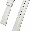 New NewLife 18Mm White Genuine Leather Watchband | Teju Lizard Grain, Lightly Padded Replacement Watchstrap That Brings New Life To Any Watch (Mens Standard Length)