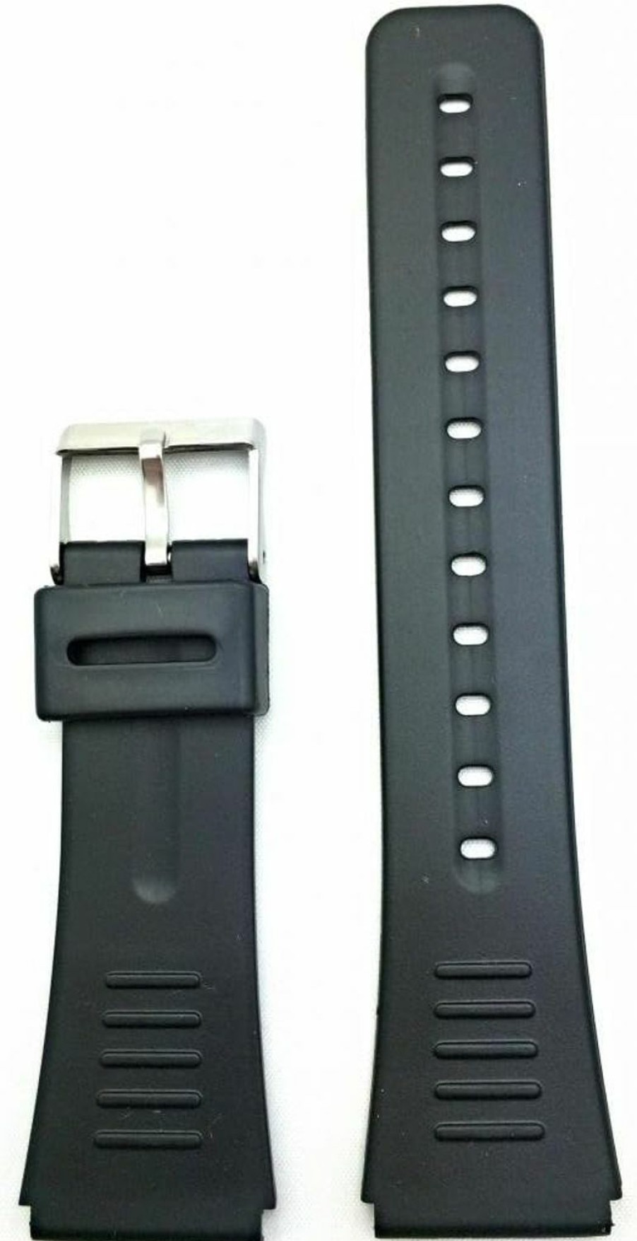 Online NewLife Newlife 22Mm Black Rubber Pvc Material Watch Band | Durable, Smooth, And Flexible Replacement Wrist Strap That Brings To Any Watch