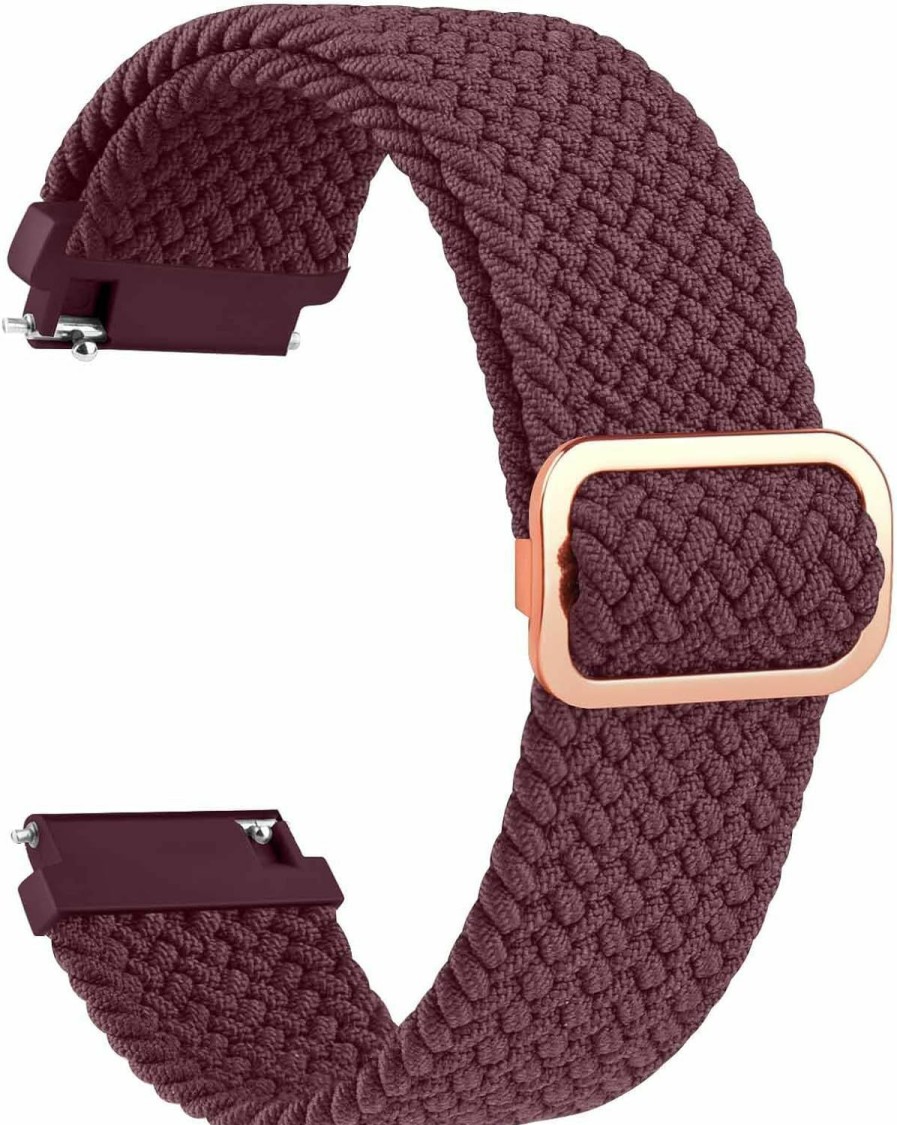 Online Tobfit Tobfit Quick Release Watch Band For Men And Women, 20Mm 22M Watch Strap Braided Nylon Elastic Stretchy Adjustable Loop Replacement Wristbands For Smartwatch