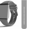 Wholesale HGYPK Hgypk Silicone Smart Watch Strap 22Mm, Compatible With Hk40, Compatible With Ltpde T19,Stainless Steel Buckle, Waterproof Sports Replacement Universal Men'S And Women'S Watch Strap (Gray)