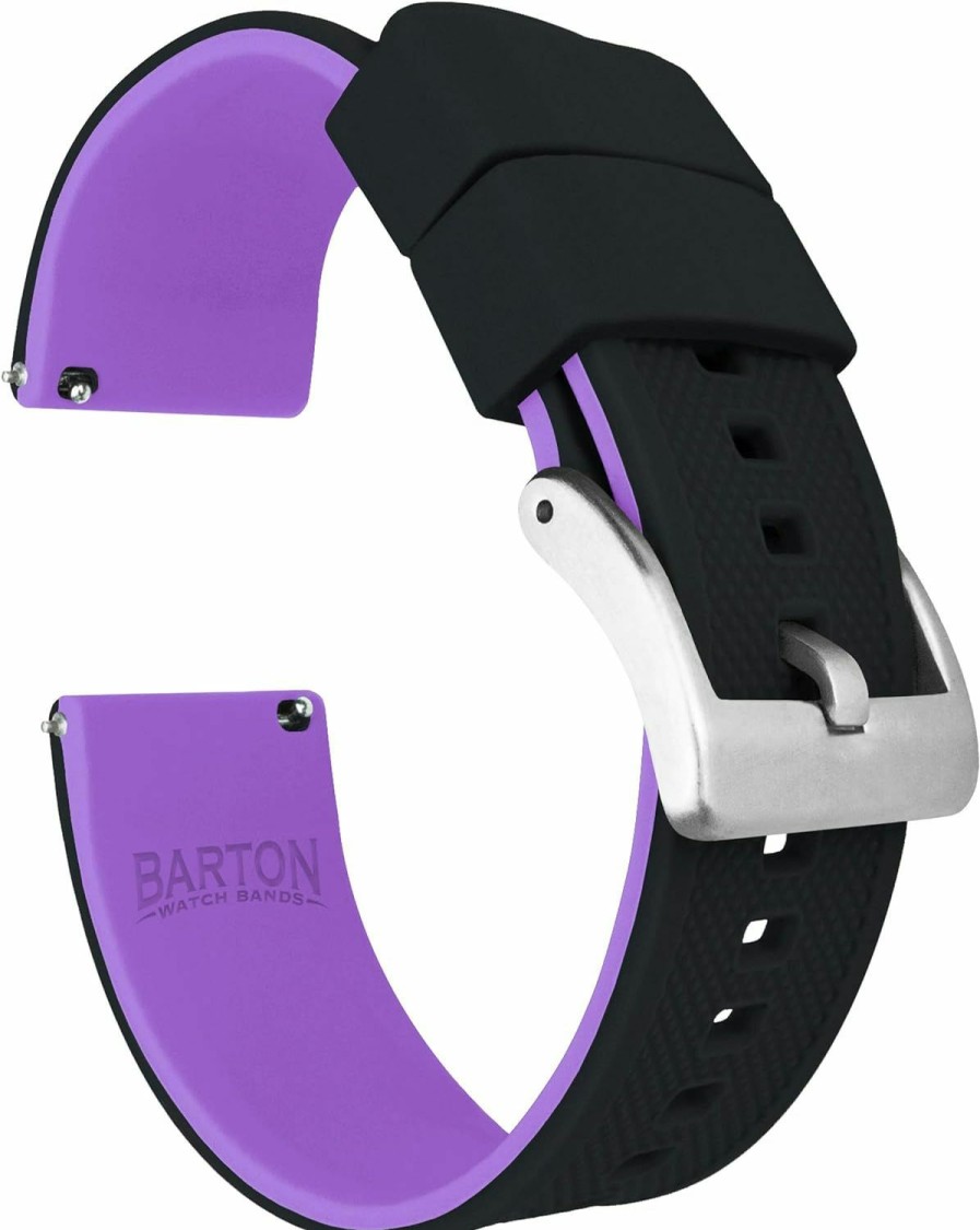 Online BARTON WATCH BANDS Barton Elite Silicone Watch Bands - Gold Buckle Quick Release - Choose Color - 18Mm, 19Mm, 20Mm, 21Mm, 22Mm, 23Mm & 24Mm Watch Straps